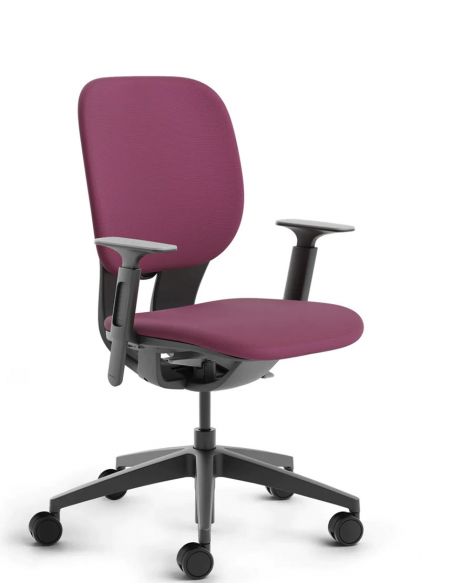 Крісло KLOBER LIM PADDED, P990, чорний пластик