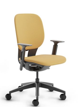 Крісло KLOBER LIM PADDED, P990, чорний пластик 2