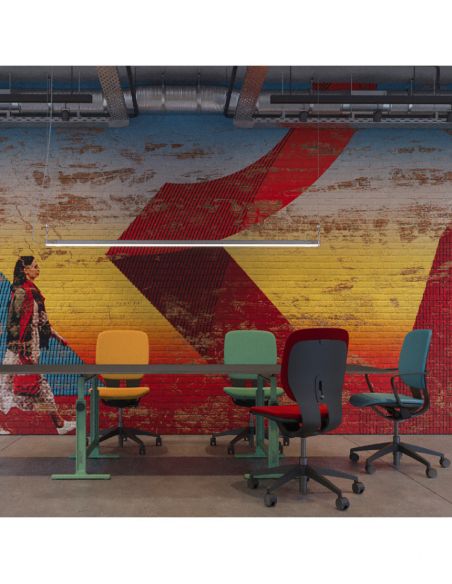 Крісло KLOBER LIM PADDED, P990, чорний пластик