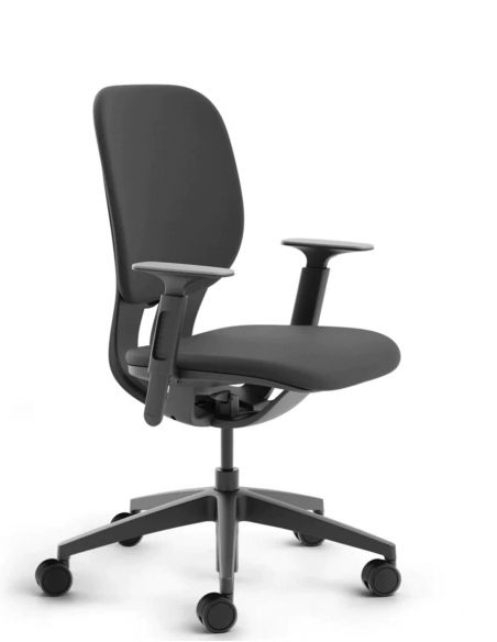 Крісло KLOBER LIM PADDED, P990, чорний пластик