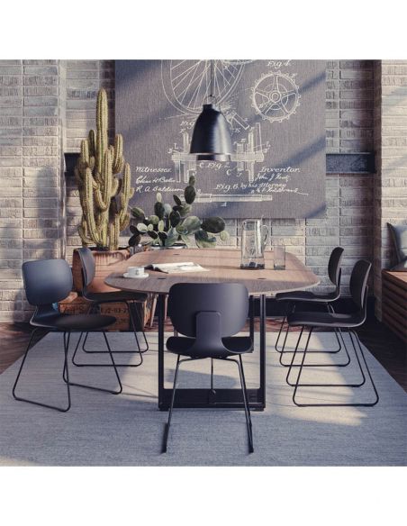 Стілець KLOBER COMEET STEEL COM 55, для відвідувачів