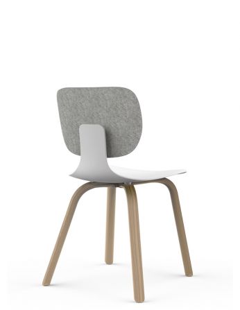 Стілець KLOBER COMEET WOOD COM 66, для відвідувачів 2
