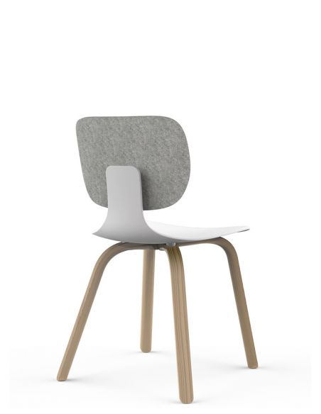 Стілець KLOBER COMEET WOOD COM 66, для відвідувачів