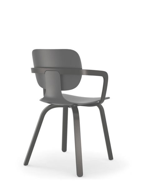 Стілець KLOBER COMEET WOOD COM 66, для відвідувачів