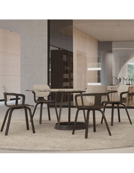 Стілець KLOBER COMEET WOOD COM 66, для відвідувачів