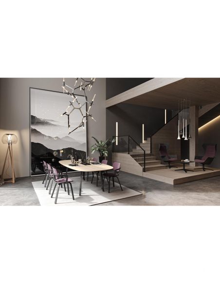 Стілець KLOBER COMEET WOOD COM 66, для відвідувачів