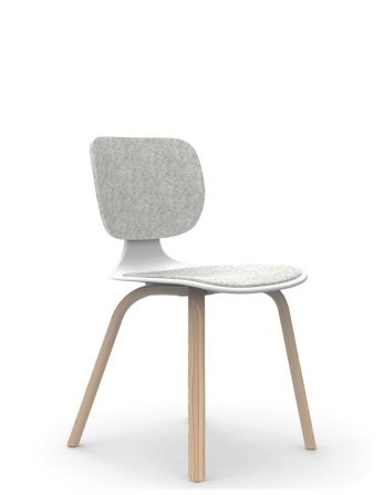 Стілець KLOBER COMEET WOOD COM 66, для відвідувачів
