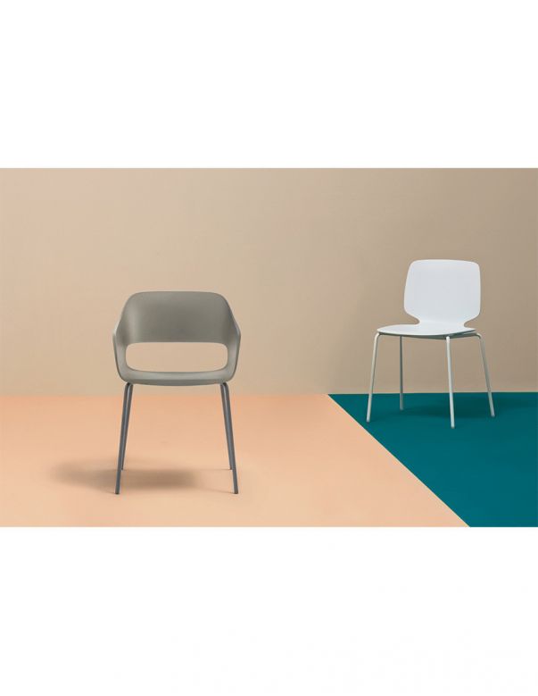 Cтілець PEDRALI BABILA 2730 білий