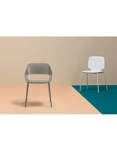 Cтілець PEDRALI BABILA 2730 білий