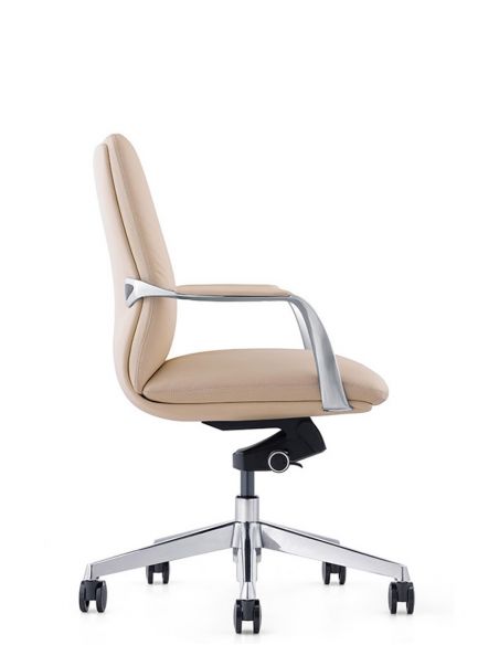 Крісло А2216 для керівника, шкіряне, бежеве
