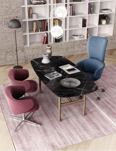 Крісло LEYFORM ALISE для керівника, тканинне