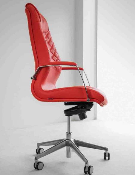 Крісло LEYFORM WAVE для керівника, шкіряне