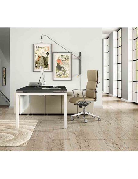 Крісло LEYFORM ORIGAMI MASTER для керівника, шкіряне