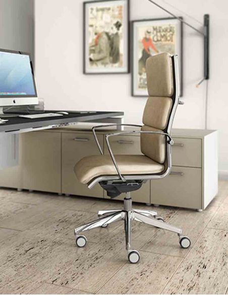 Крісло LEYFORM ORIGAMI MASTER для керівника, тканинне