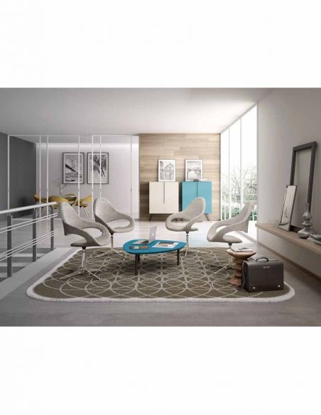 Крісло LEYFORM SAMBA PLUS 51512 для відвідувача, тканинне, із високою спинкою