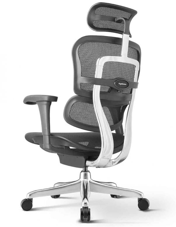 КРІСЛО ERGOHUMAN PROJECT 2 BLACK,...