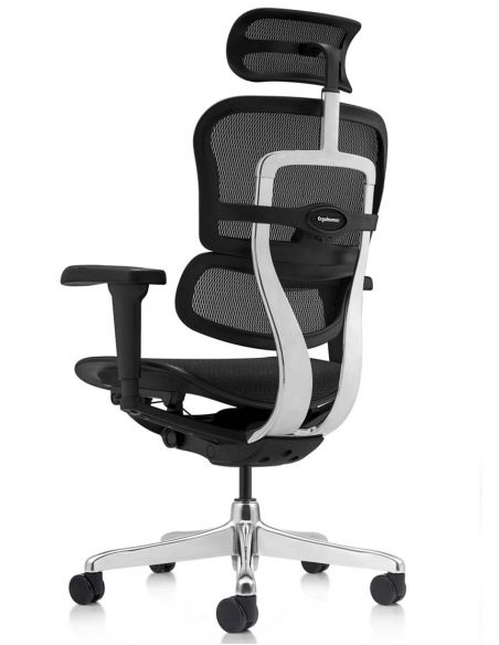 Крісло ERGOHUMAN ULTRA (EHU-AB-HAM-4D, сітка T-168-B1 BLACK), ергономічне