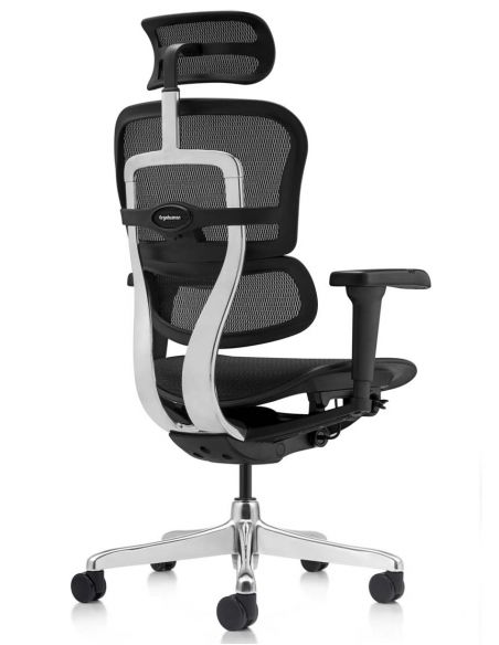 Крісло ERGOHUMAN ULTRA (EHU-AB-HAM-4D, сітка T-168-B1 BLACK), ергономічне