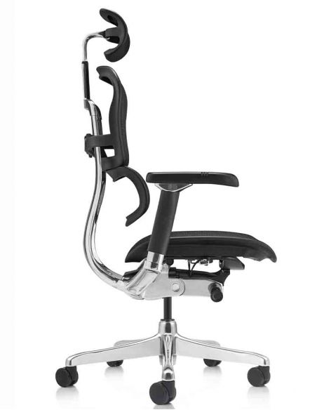 Крісло ергономічне ERGOHUMAN LUXURY 2 (EHL2-AB-HAM-5D-L, СІТКА Т-168-B1 BLACK)