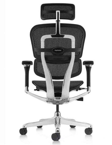 Крісло ергономічне ERGOHUMAN LUXURY 2 (EHL2-AB-HAM-5D-D, СІТКА Т-168-B1 BLACK)