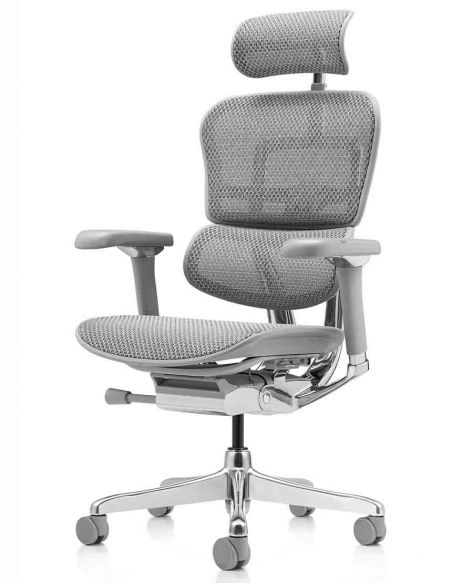 Крісло ERGOHUMAN LUXURY 2 (EHL2-AG-HAM-5D-L, сітка Т-168-B2 Natural), ергономічне