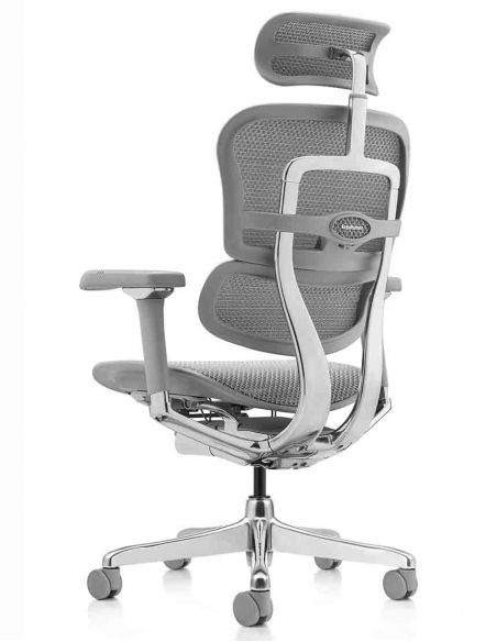 Крісло ERGOHUMAN LUXURY 2 (EHL2-AG-HAM-5D-L, сітка Т-168-B2 Natural), ергономічне