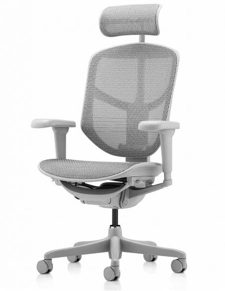 Крісло ENJOY ULTRA (EJU-G-HAM-4D, сітка T-168-B2 NATURAL), ергономічне