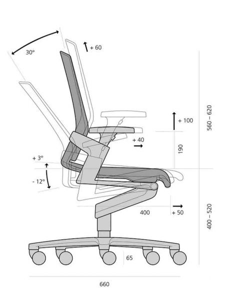 Крісло керівника WILKHAHN ON 175/71 шкіряне, коричневе
