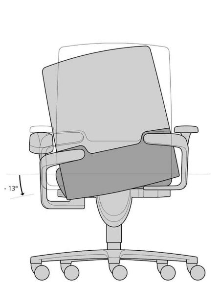 Крісло керівника WILKHAHN ON 175/71 тканинне